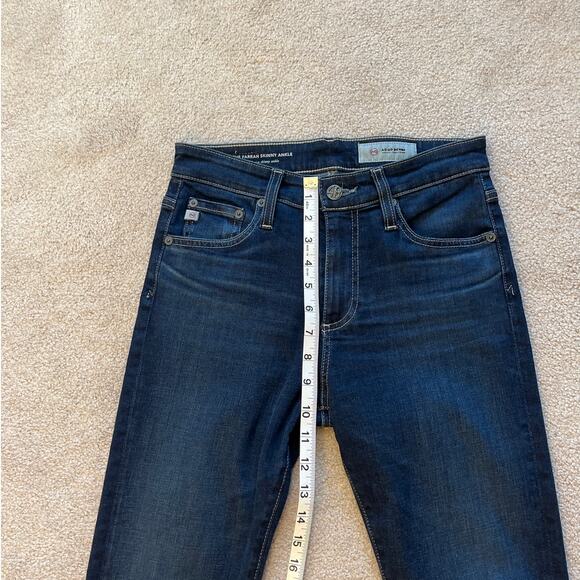 AG Adriano Goldschmied The Farrah Skinny Ankle Jean Size 26 Dark Wash Stretch - Picture 6 of 7